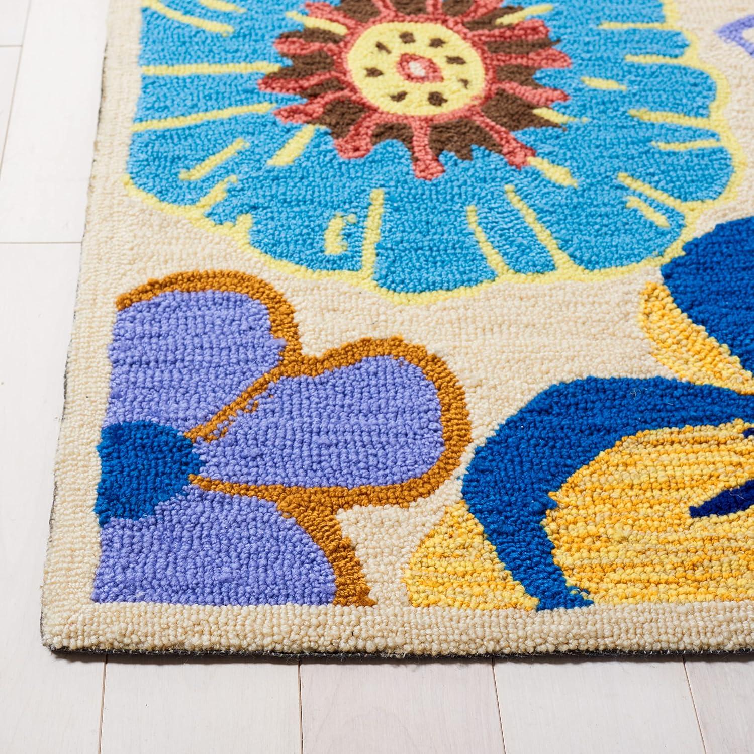 Four Seasons FRS467 Hand Hooked Area Rug  - Safavieh