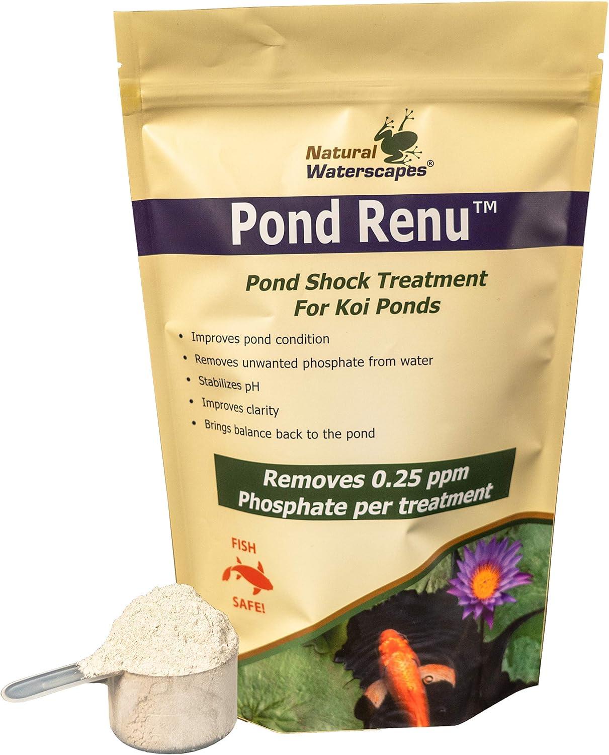 Koi Pond Maintenance Kit | Natural Pond Clarifier, Detoxifier, Sludge Remover for Backyard Pond | Includes Muck Remover GP, Pond Remedy, and Pond Renu