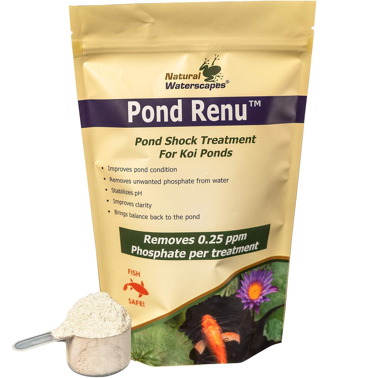 Koi Pond Maintenance Kit | Natural Pond Clarifier, Detoxifier, Sludge Remover for Backyard Pond | Includes Muck Remover GP, Pond Remedy, and Pond Renu