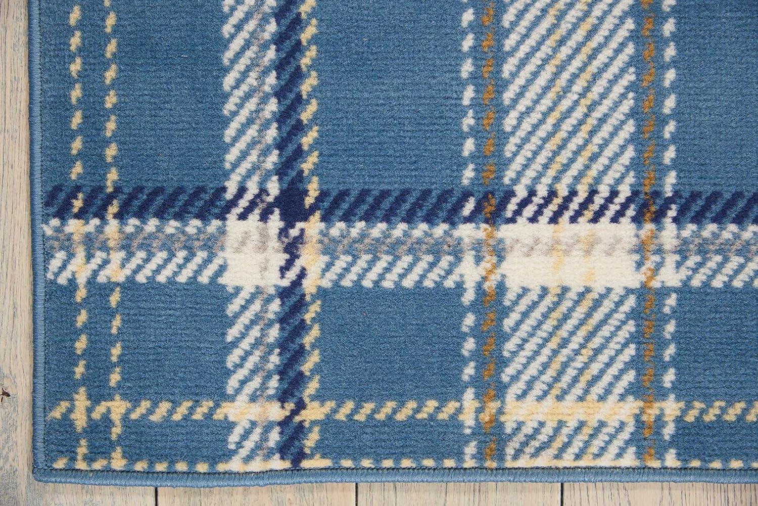 Nourison Grafix Contemporary Plaid Area Rug