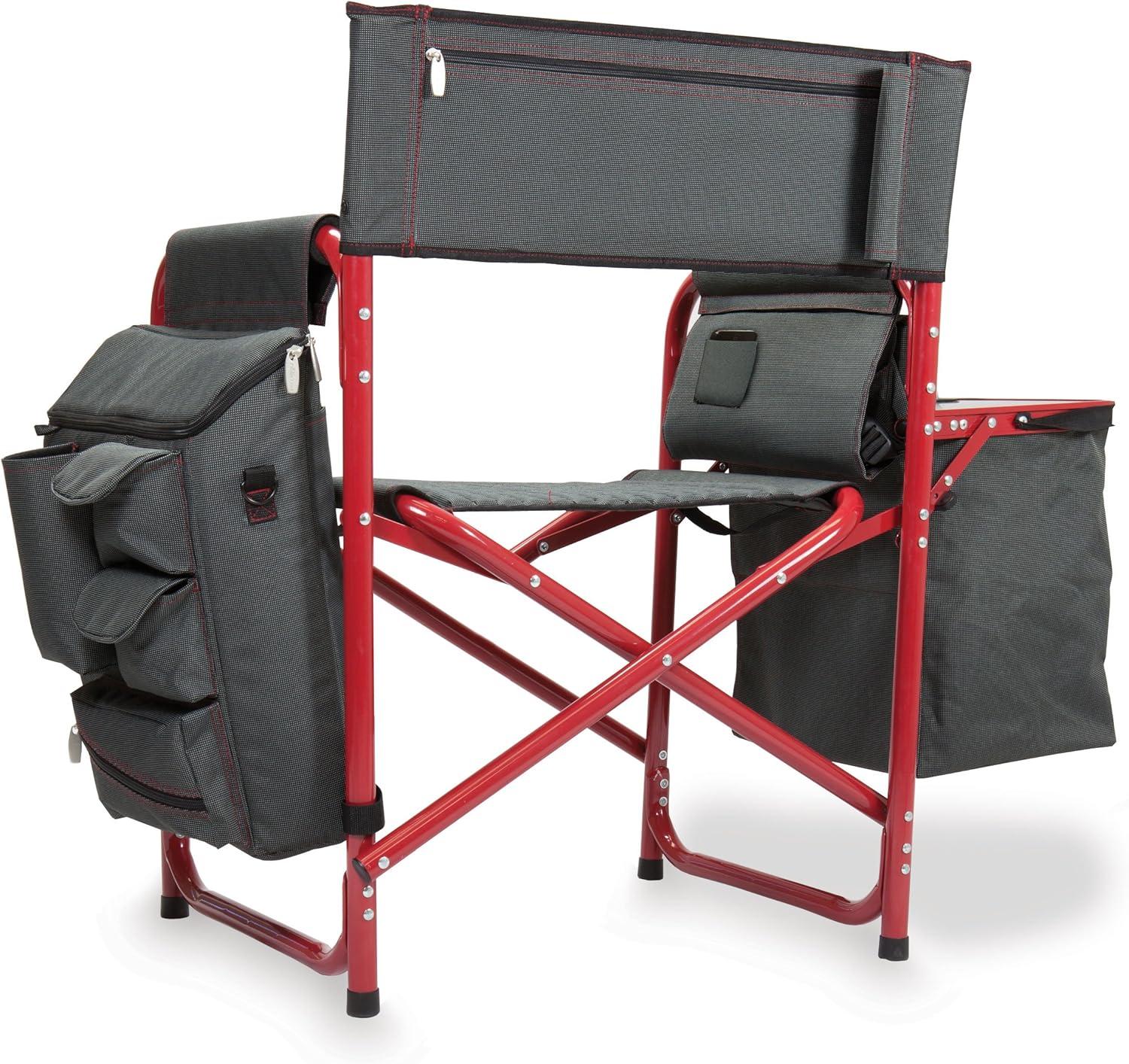 Deluxe Fusion Outdoor Chair with Side Table & Soft Cooler - Beach and Camping Ready