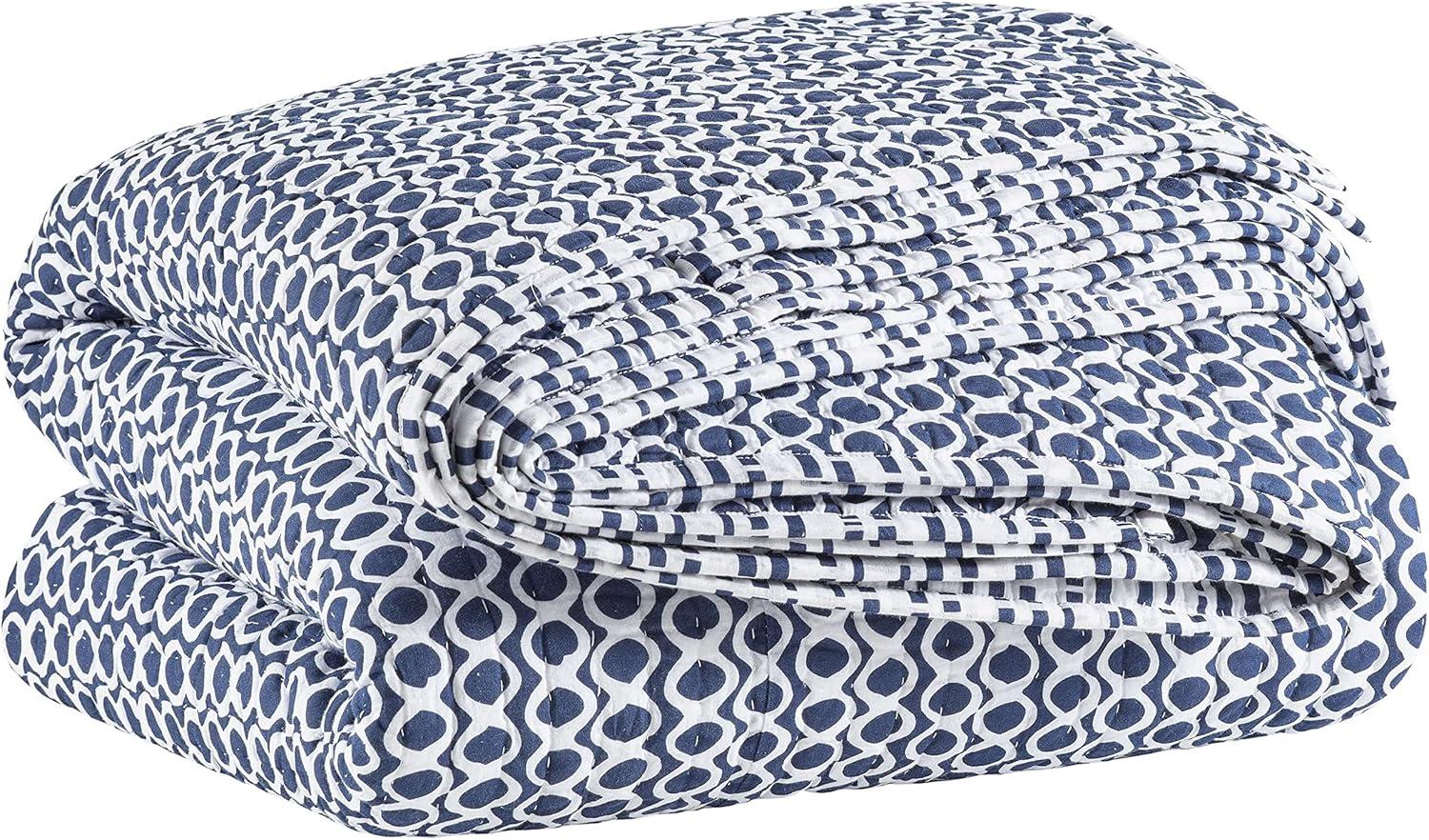 Tyler Modern & Contemporary Cotton Geometric Shapes Coverlet