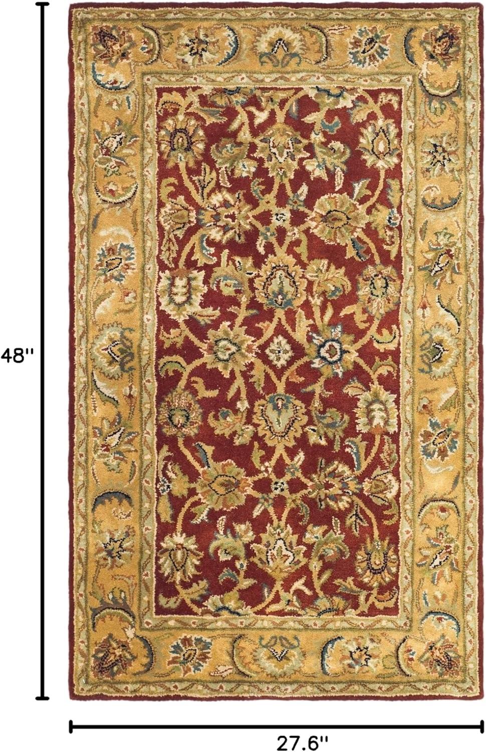 SAFAVIEH Classic Gloria Traditional Wool Area Rug, Rust/Camel, 2'3" x 4'