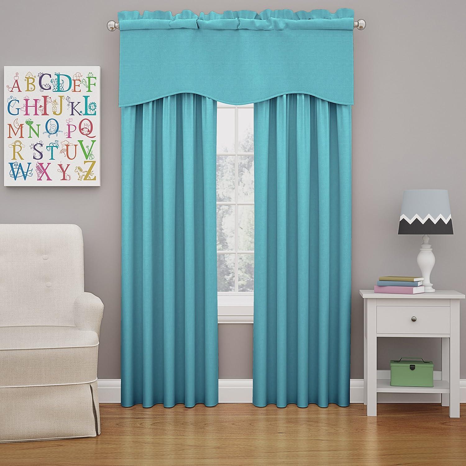 Eclipse Kendall Scalloped 42'' W Window Valance