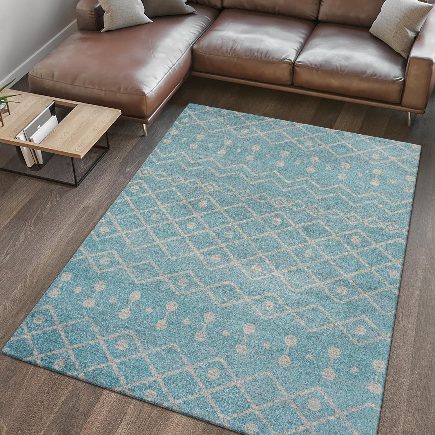 Aksil Moroccan Beni Souk Area Rug - JONATHAN Y