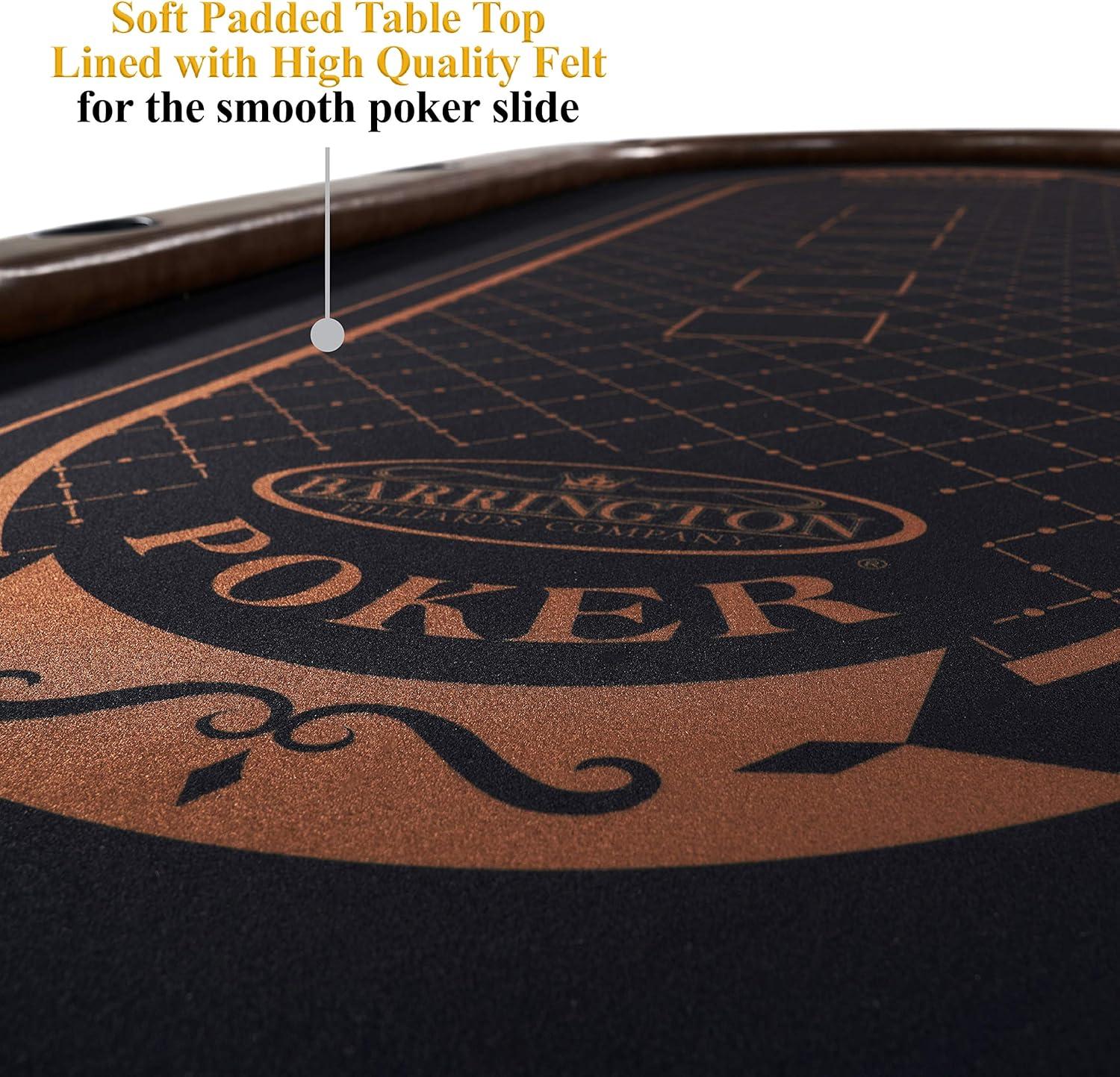 Barrington Urban 10 Player Poker Table