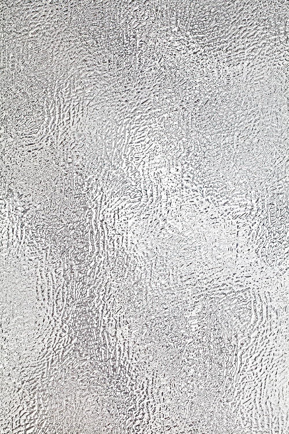 Textured Frosted Glass Privacy Window Film, 36 x 72 Inches