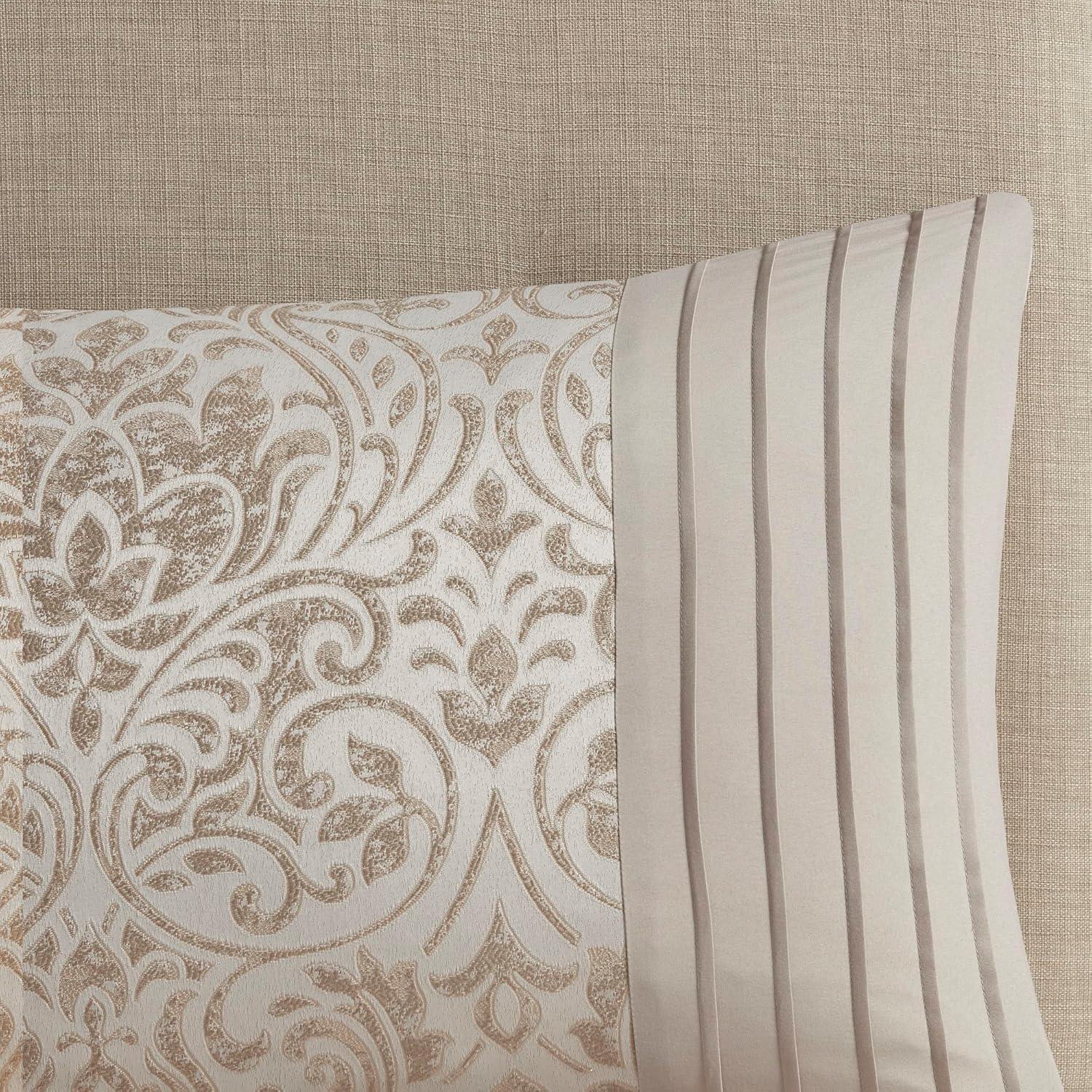 Madison Park Emilia 12 Piece Jacquard Comforter Set with Bed Sheets