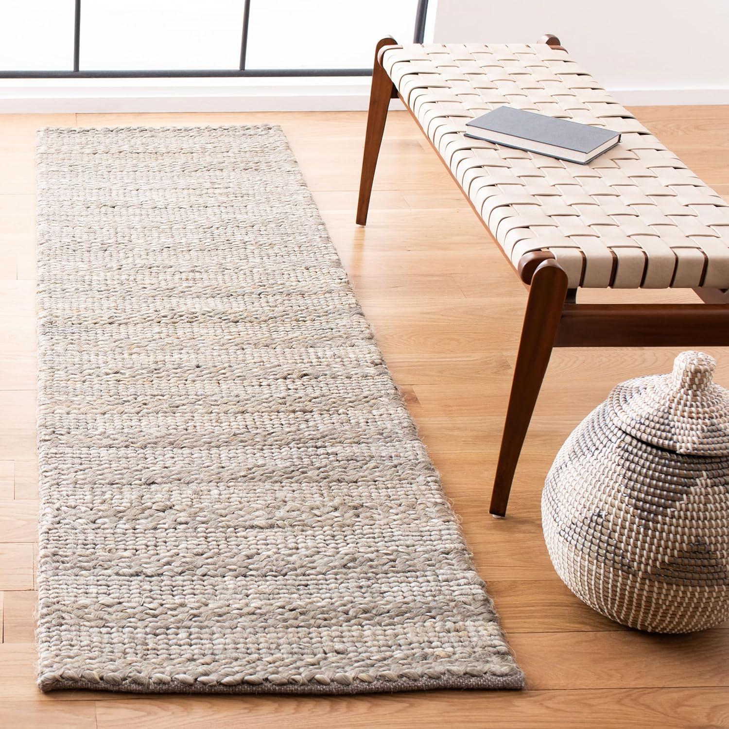 Natural Fiber NF212 Hand Woven Runner Rug - Beige - 2'3"x20' - Safavieh.