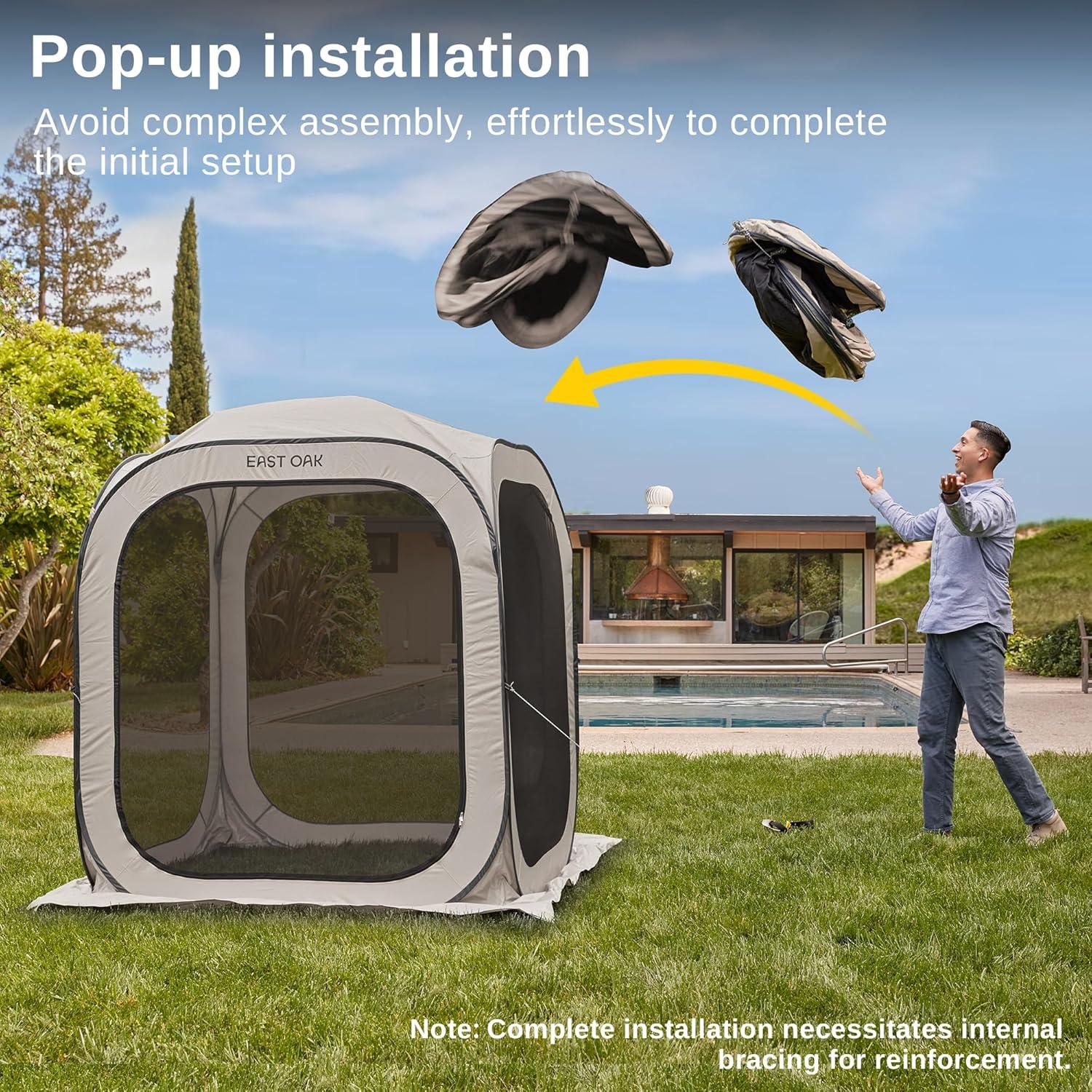 Pop-Up Portable Screen House Tent