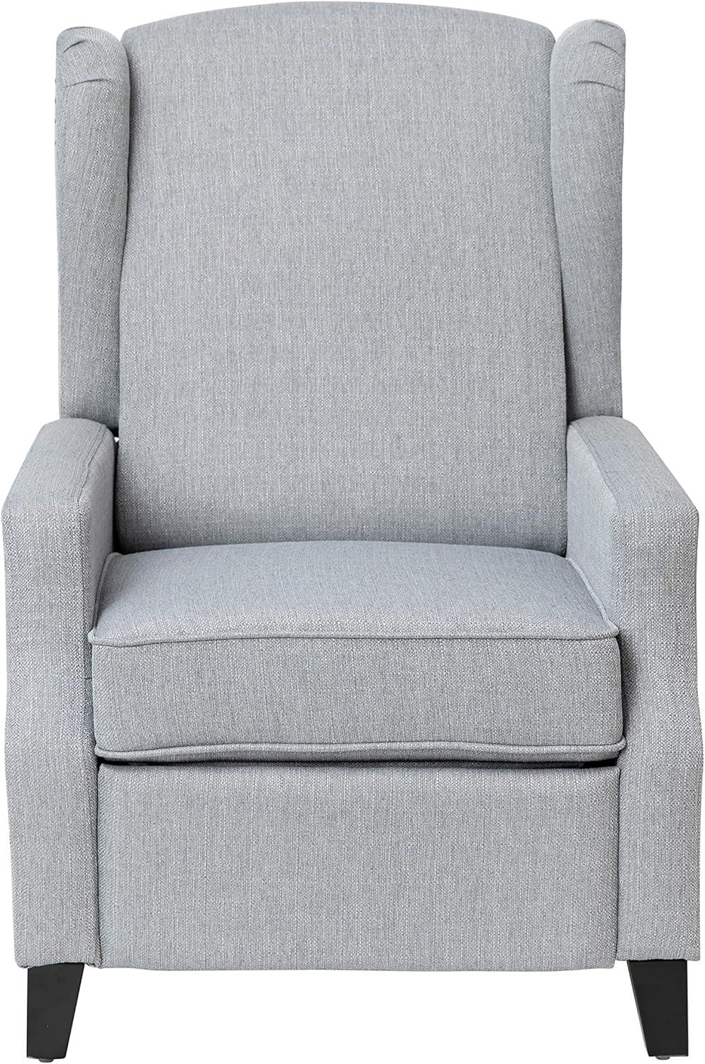 Fulton Push Back Wing Back Pocket Spring Recliner with Side Accent Nail Trim