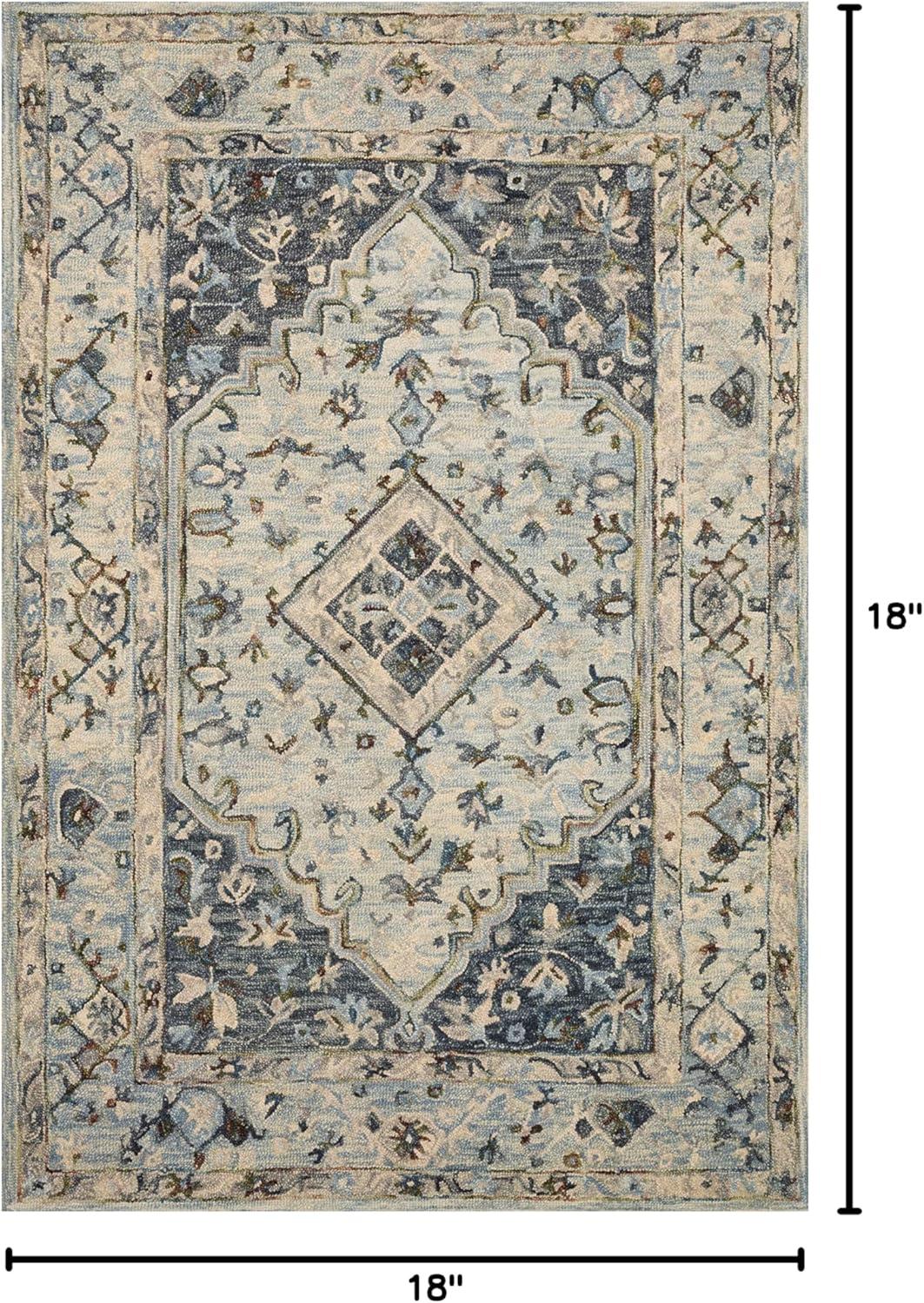 Loloi II Beatty Bea-01 Lt. Blue / Blue Hooked Area Rugs