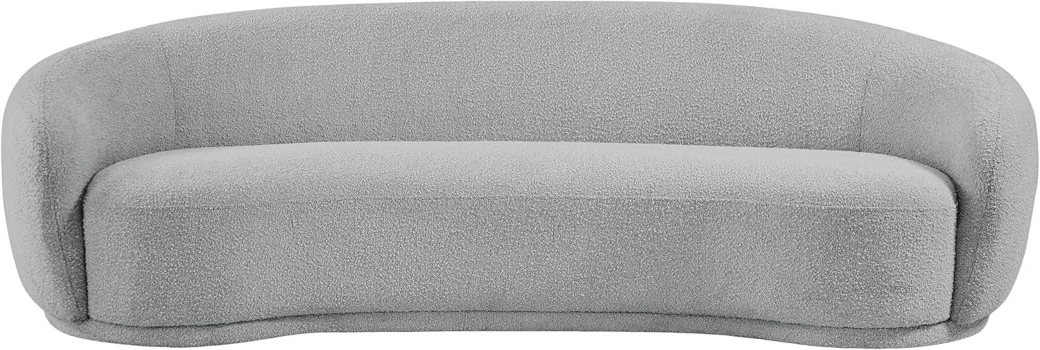 Meridian Furniture Hyde Grey Boucle Fabric Sofa