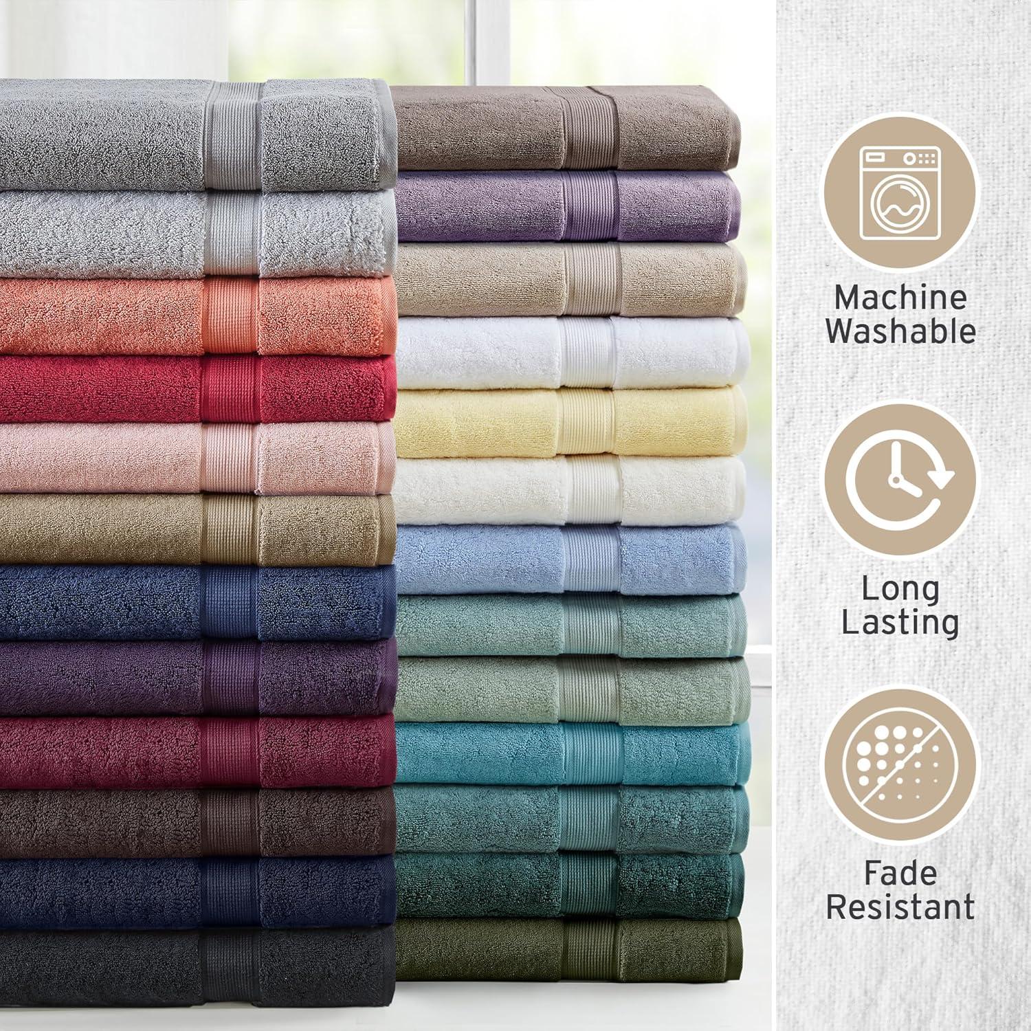 Madison Park Signature 800GSM Ultra-Soft 100% Cotton Absorbent Towel Set