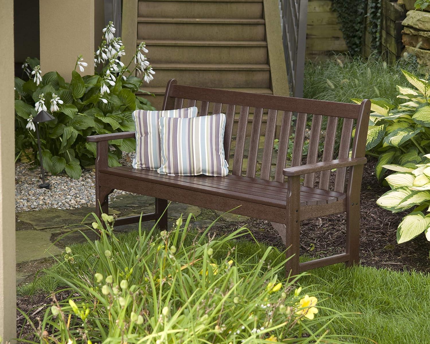 Elegant Teak 60" Vineyard Outdoor Bench