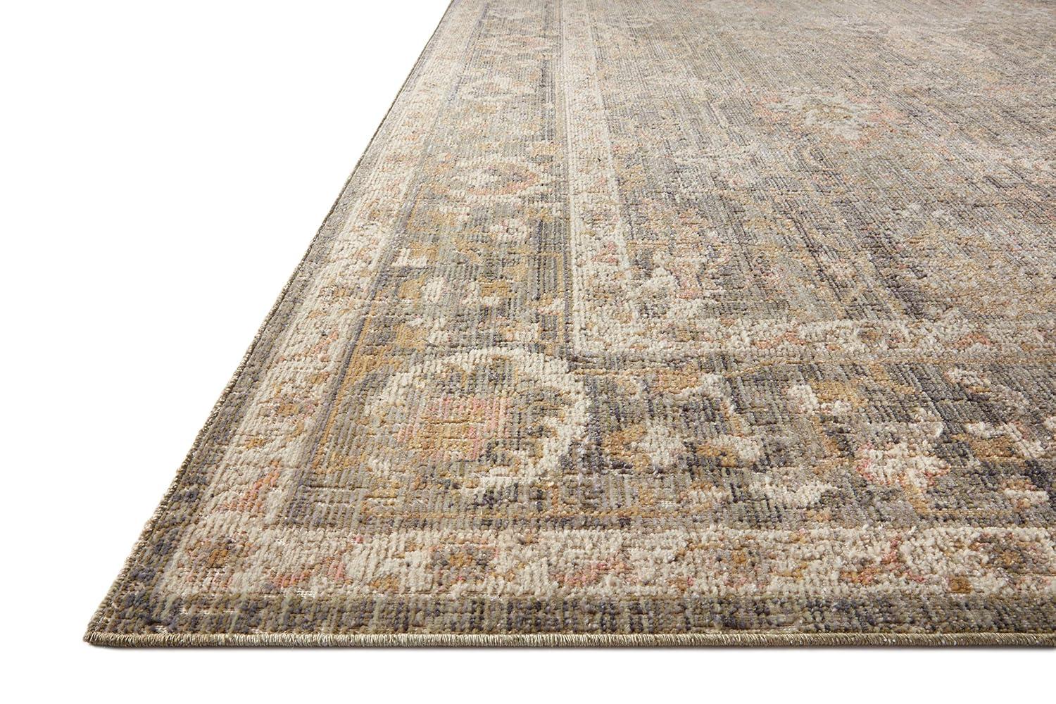 Rosemarie Rug by Chris Loves Julia x Loloi - Sage and Blush / 7'10" x 10'