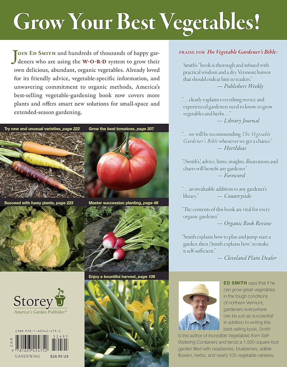 The Vegetable Gardener's Bible, 2nd Edition - 10th Edition by  Edward C Smith (Paperback)