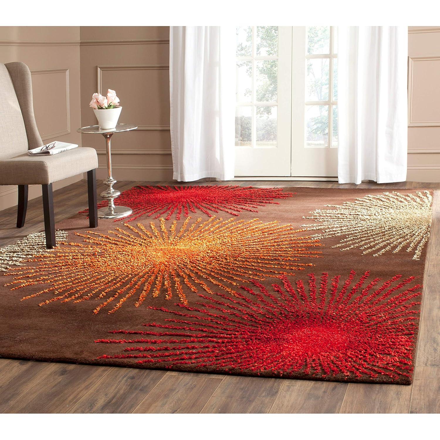 Soho SOH712 Hand Tufted Area Rug - Ivory/Silver - 7'6"x9'6" - Safavieh.