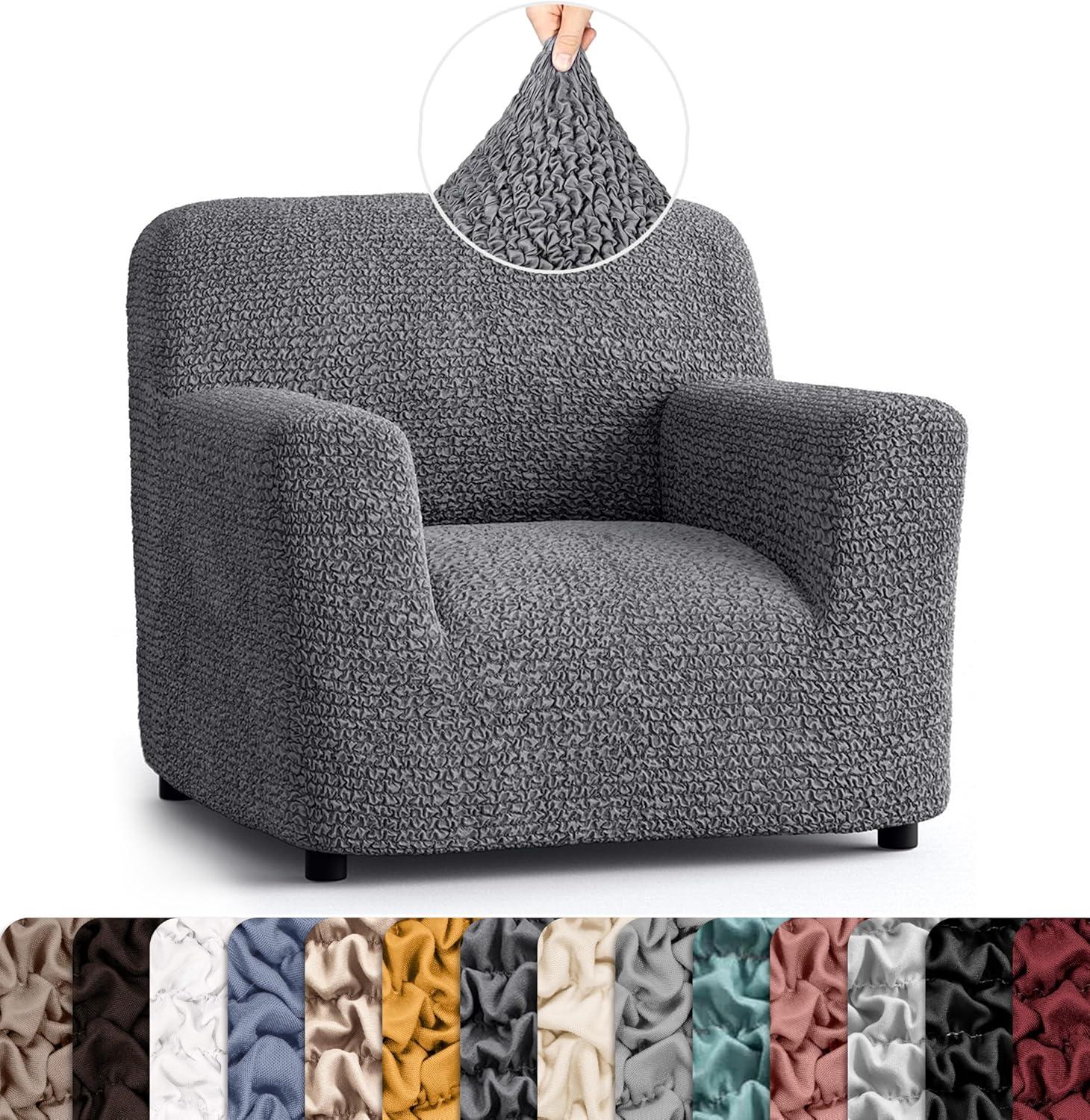 Stretchy Slipover for Armchair – Easy to Clean & Durable - Microfibra Collection