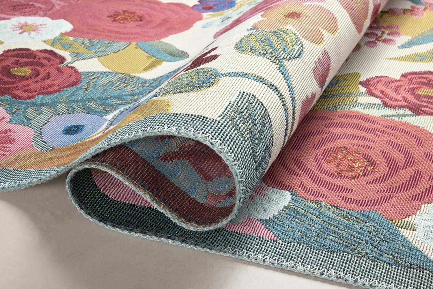 Rifle Paper Co. x Loloi Rifle Paper Co. x Loloi Perennial Rose / Multi Indoor / Outdoor Area Rug