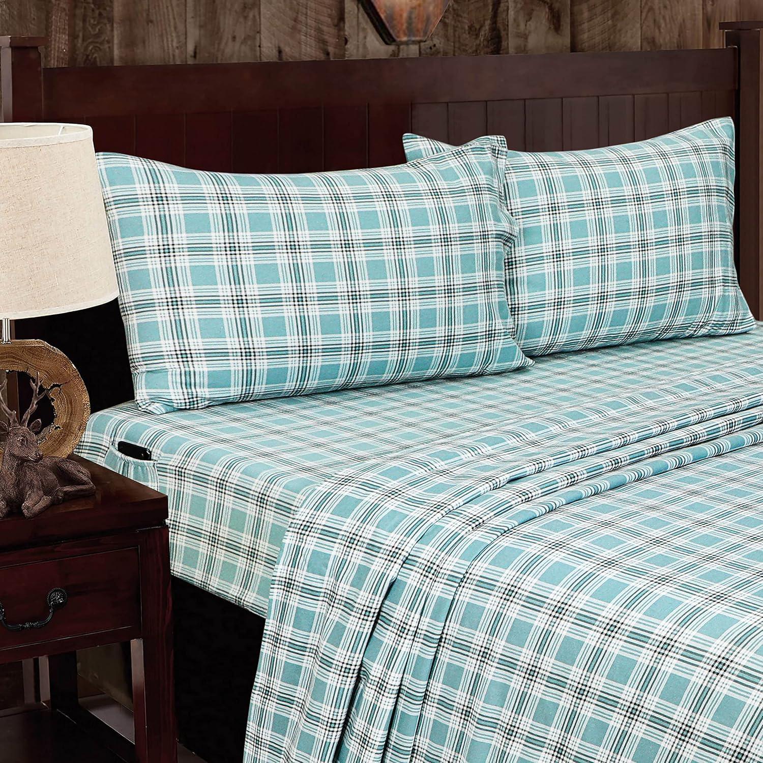 Enviohome Colyt 100% Cotton Flannel Sheet Set
