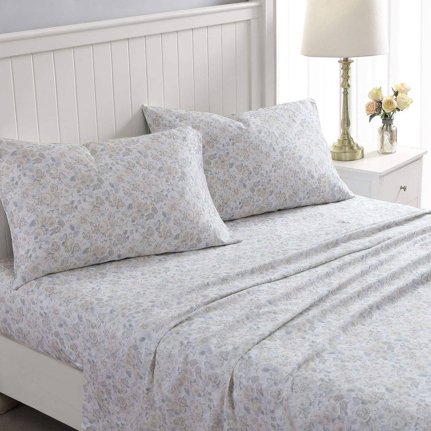 Laura Ashley Laura Ashley Sateen Cotton Printed Sheet Sets