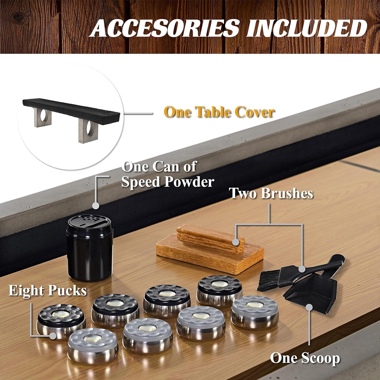 Barrington Billiards Company Barrington 9ft Wentworth Shuffleboard Table with 8-Puck Set