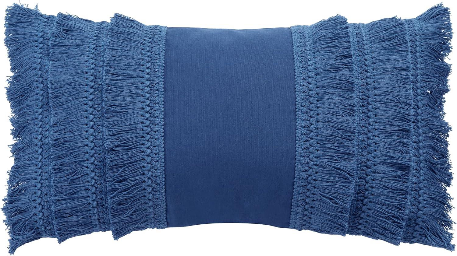 Safavieh Grema Fringed Cotton Reversible Throw Pillow