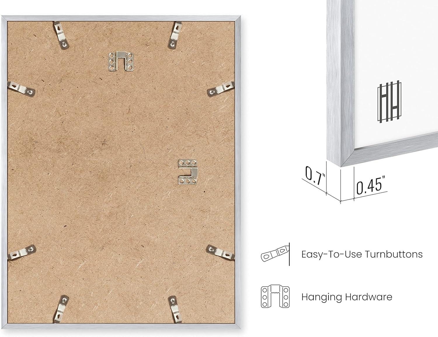 Aluminum Frame (Set Of 1) Metal Picture Frame