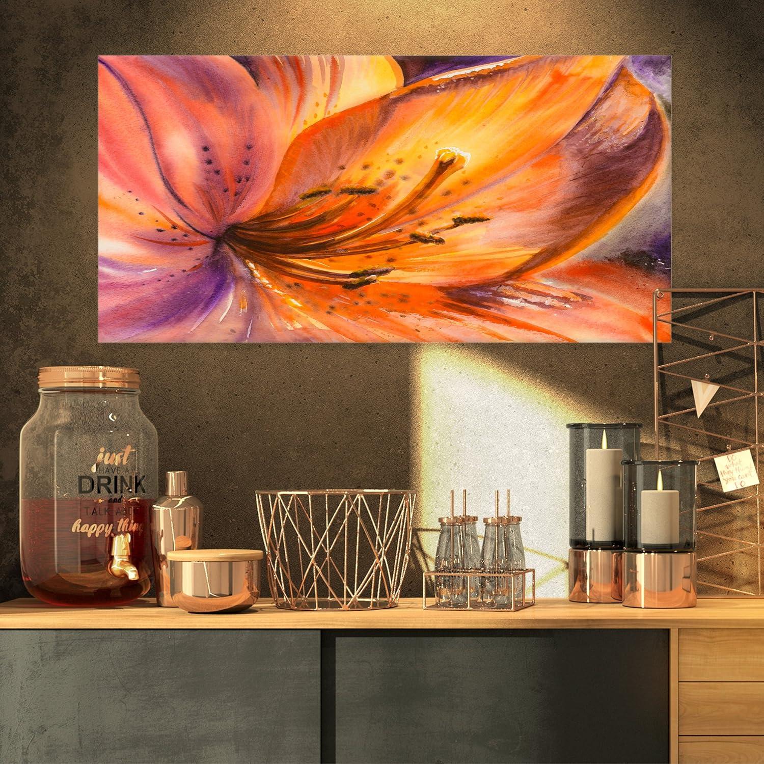 " Orange Lily Flower "