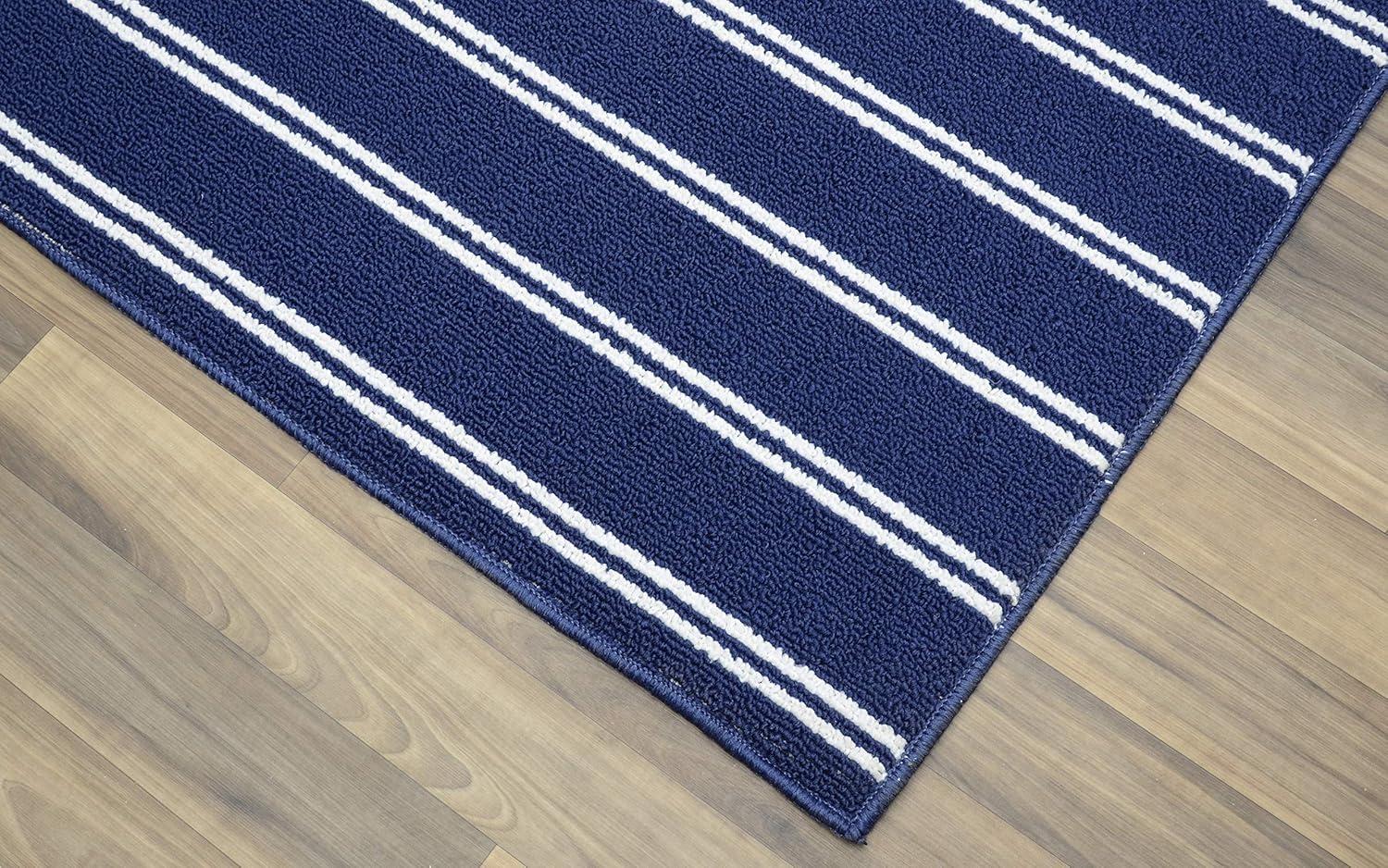 Garland Rug Avery Polypropylene Navy Indoor Area Rug, 9' x 12'