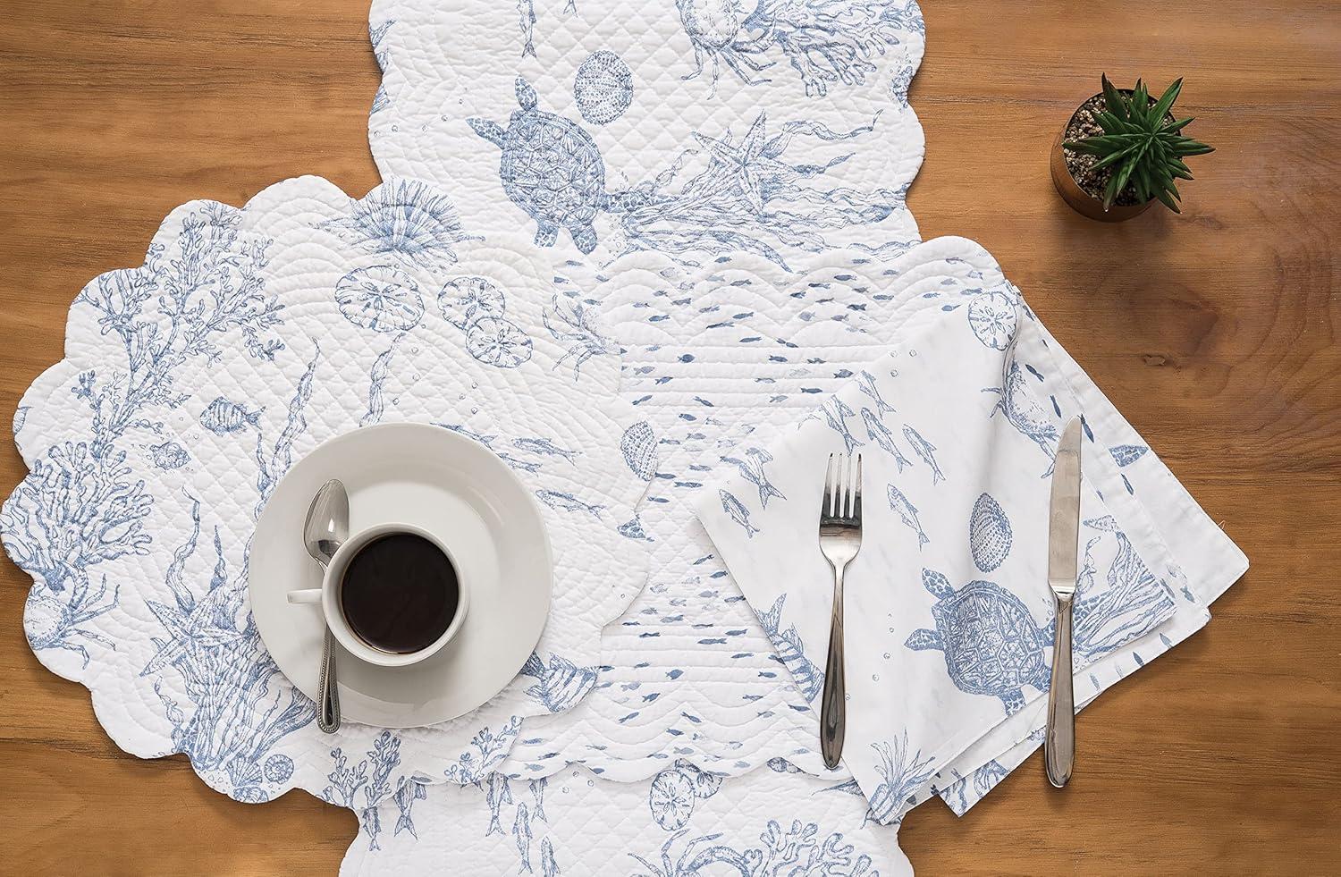 C&F Home Makara Reef Coastal Table Runner