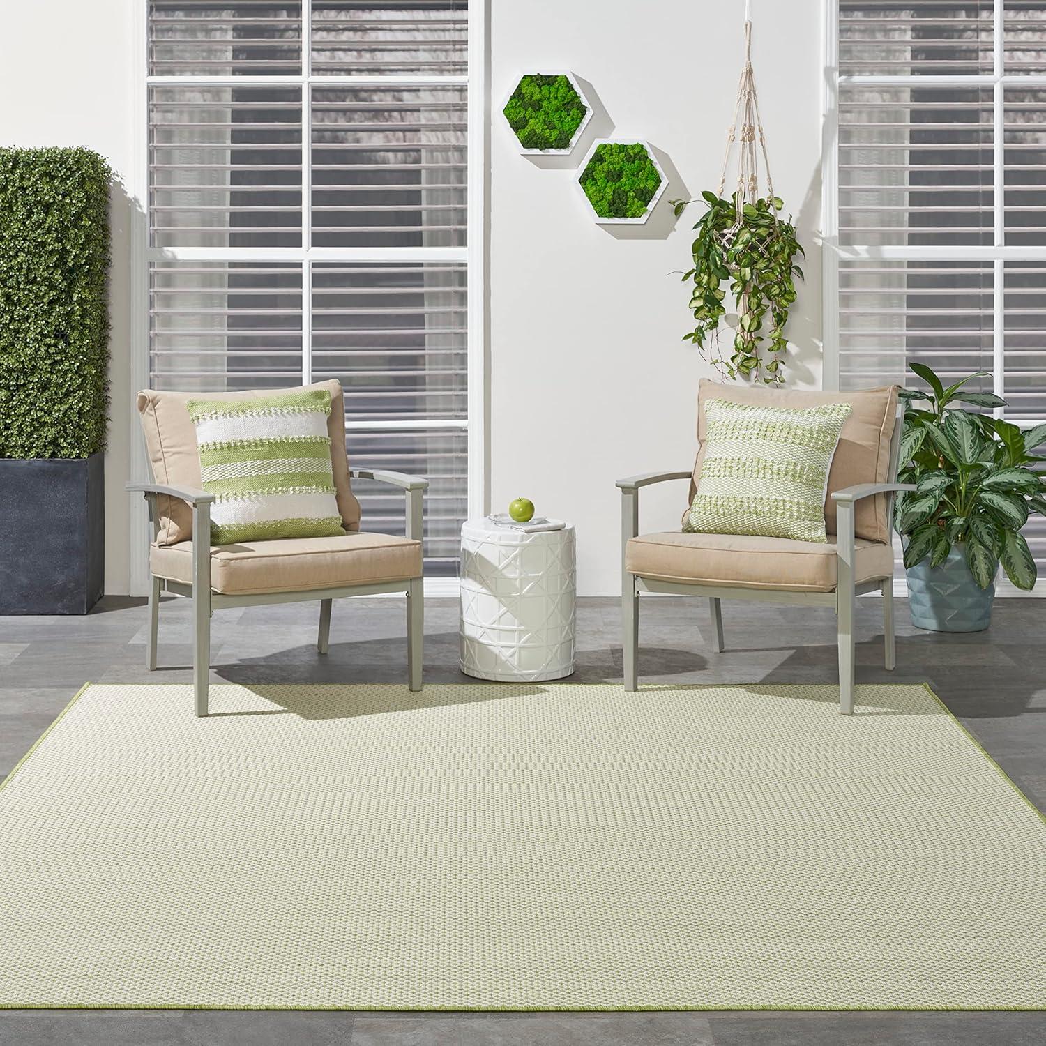 Nourison Courtyard Modern Easy Care Outdoor Rug