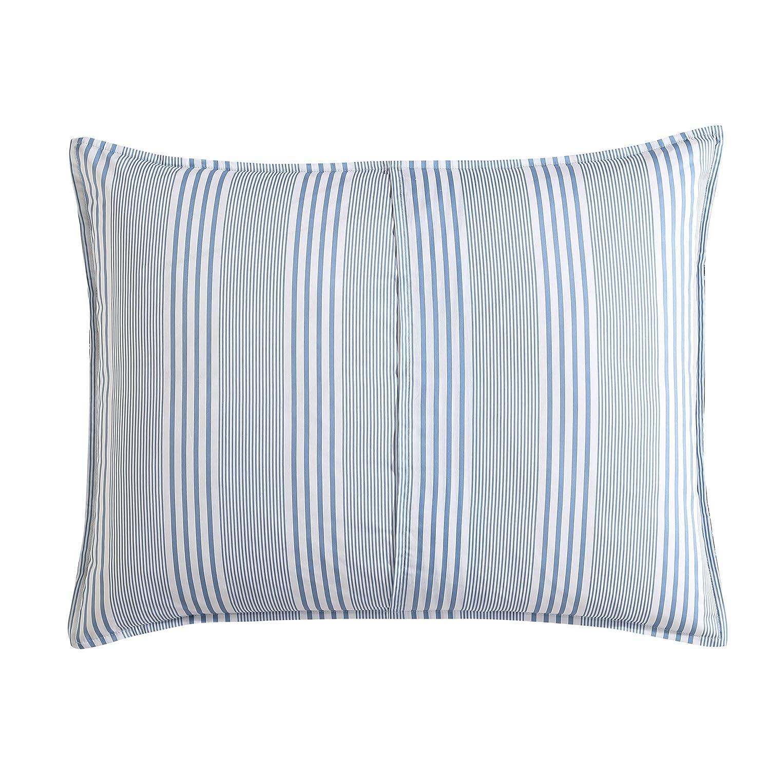 Laura Ashley Laura Ashley Cotton Branch Toile Blue Cotton Comforter Bonus Set