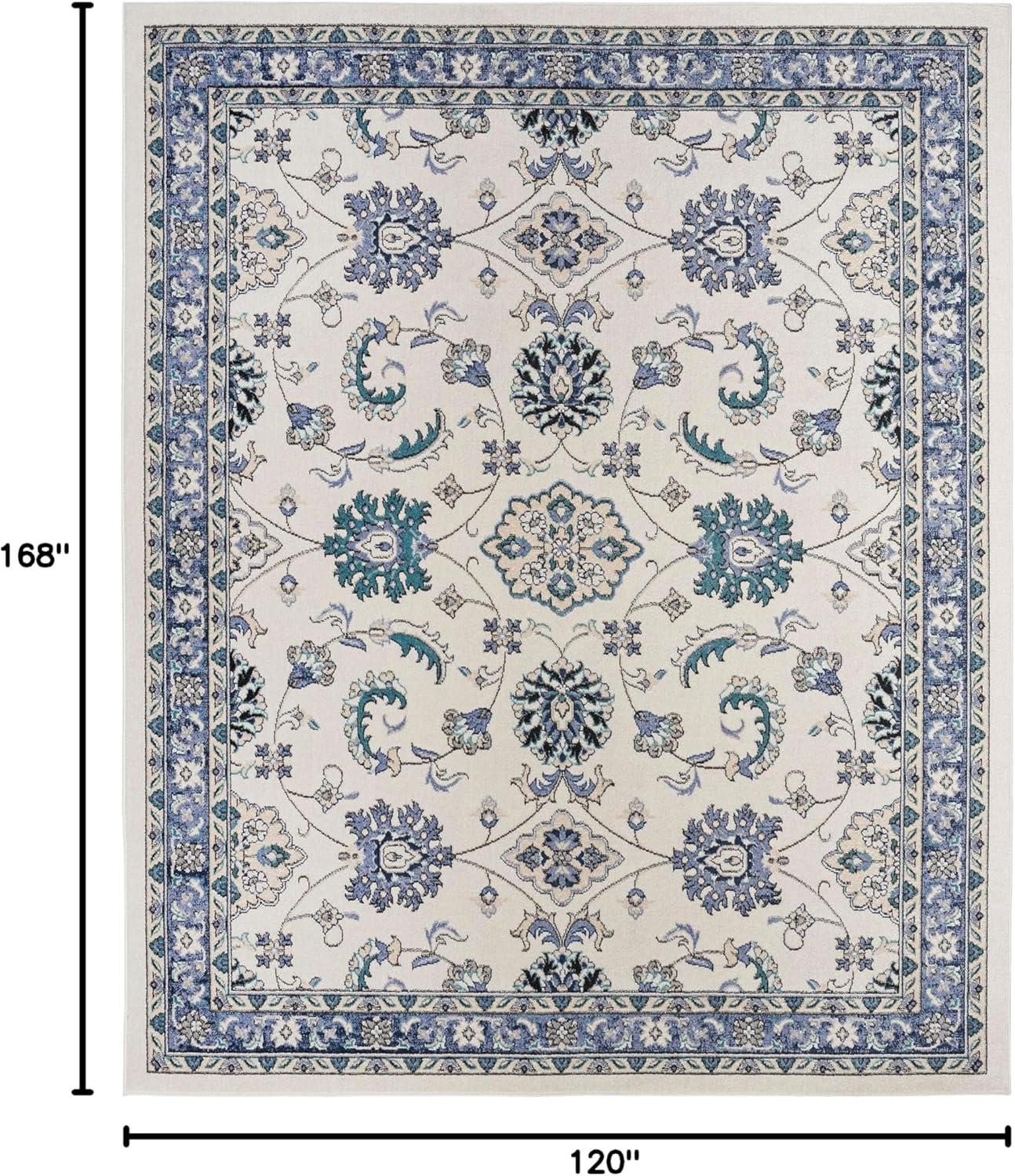 Nourison Nourison Essentials 10' x 14' Ivory Blue Vintage Rug