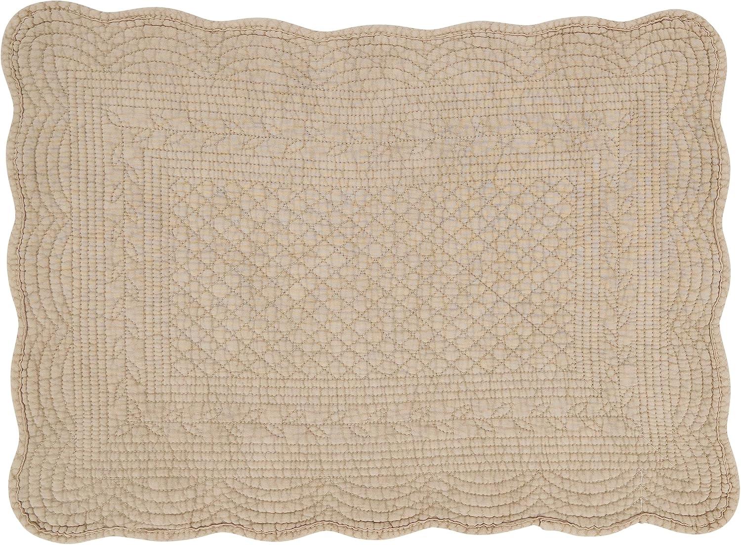 Cotton No Pattern Rectangle Placemat