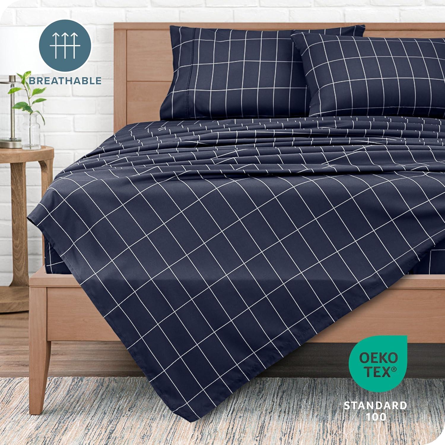 Bare Home Sheet Set - Luxury 1800 Ultra-Soft Microfiber Bed Sheets - Double Brushed - Deep Pockets - Easy Fit