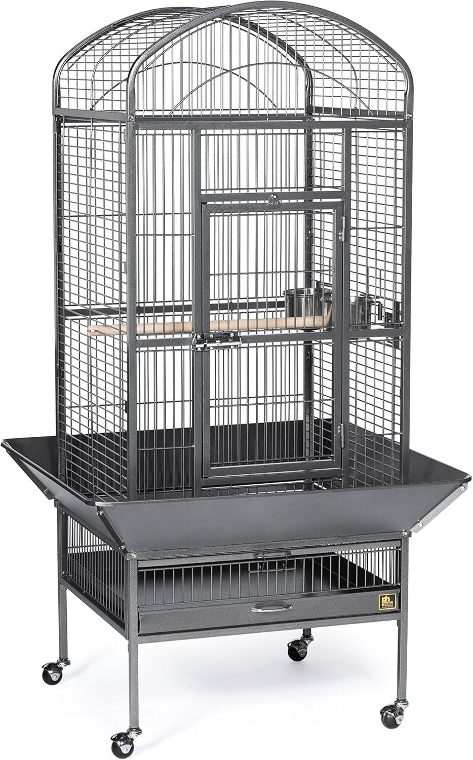 Prevue Pet Products 34521 Dome top Bird Cage, Large, Black Hammerstone