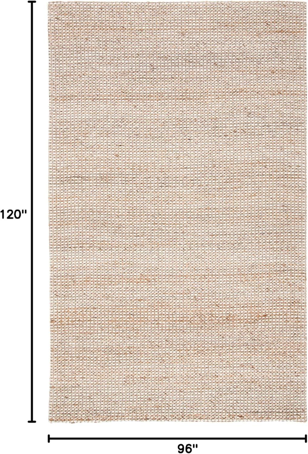 Natural Fiber NFB553 Hand Tufted Area Rug - Natural/Beige - 8'x10' - Safavieh.