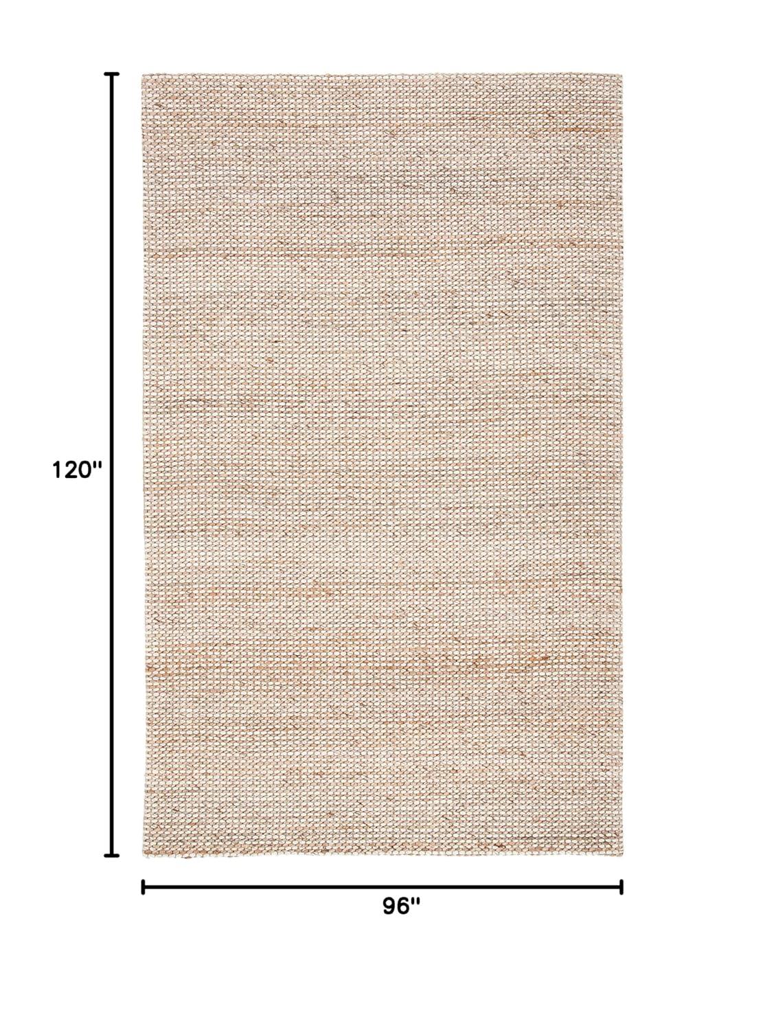 Natural Fiber NFB553 Hand Tufted Area Rug - Natural/Beige - 8'x10' - Safavieh.