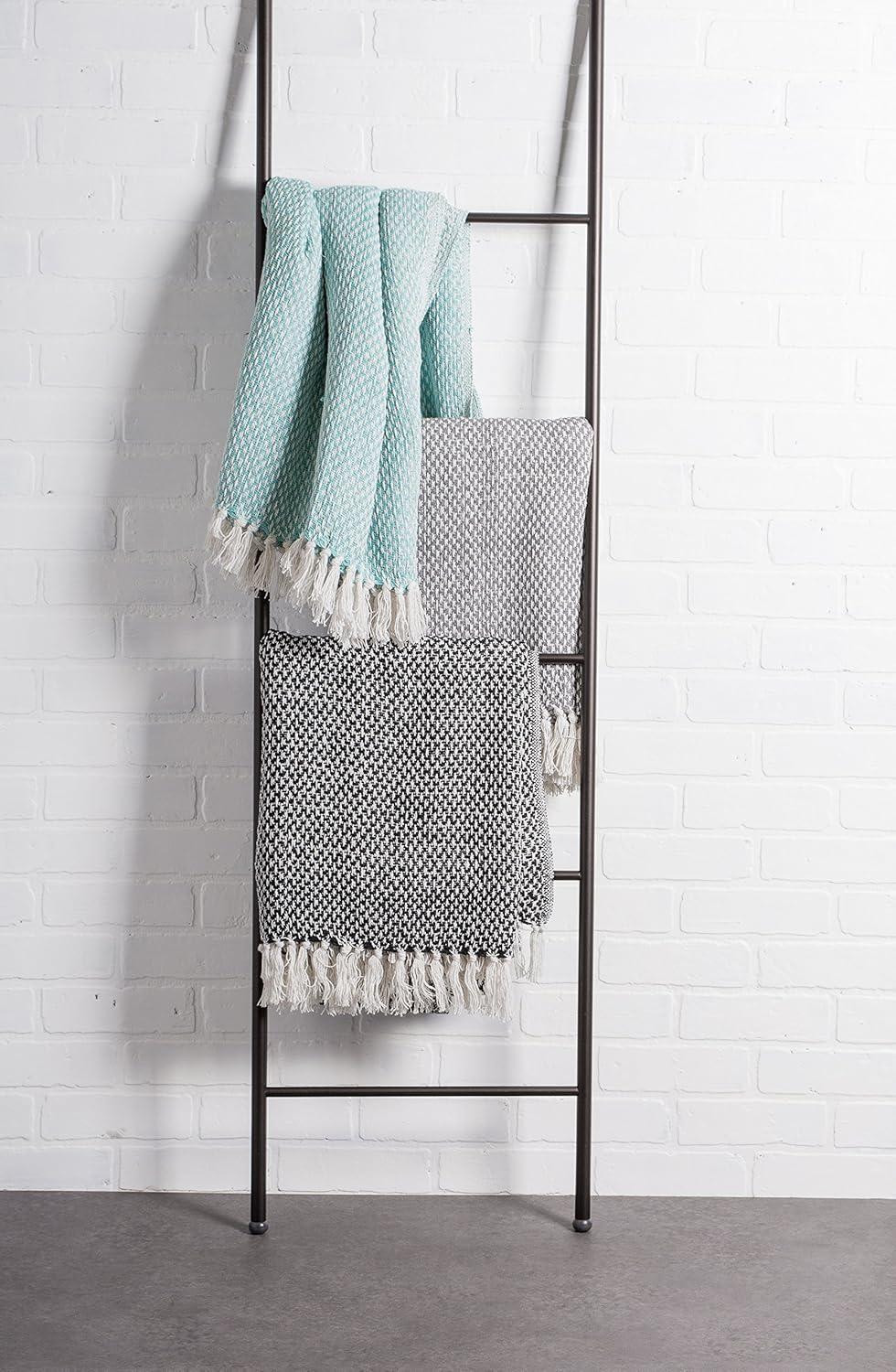 Design Imports Hand Woven Throw Blanket
