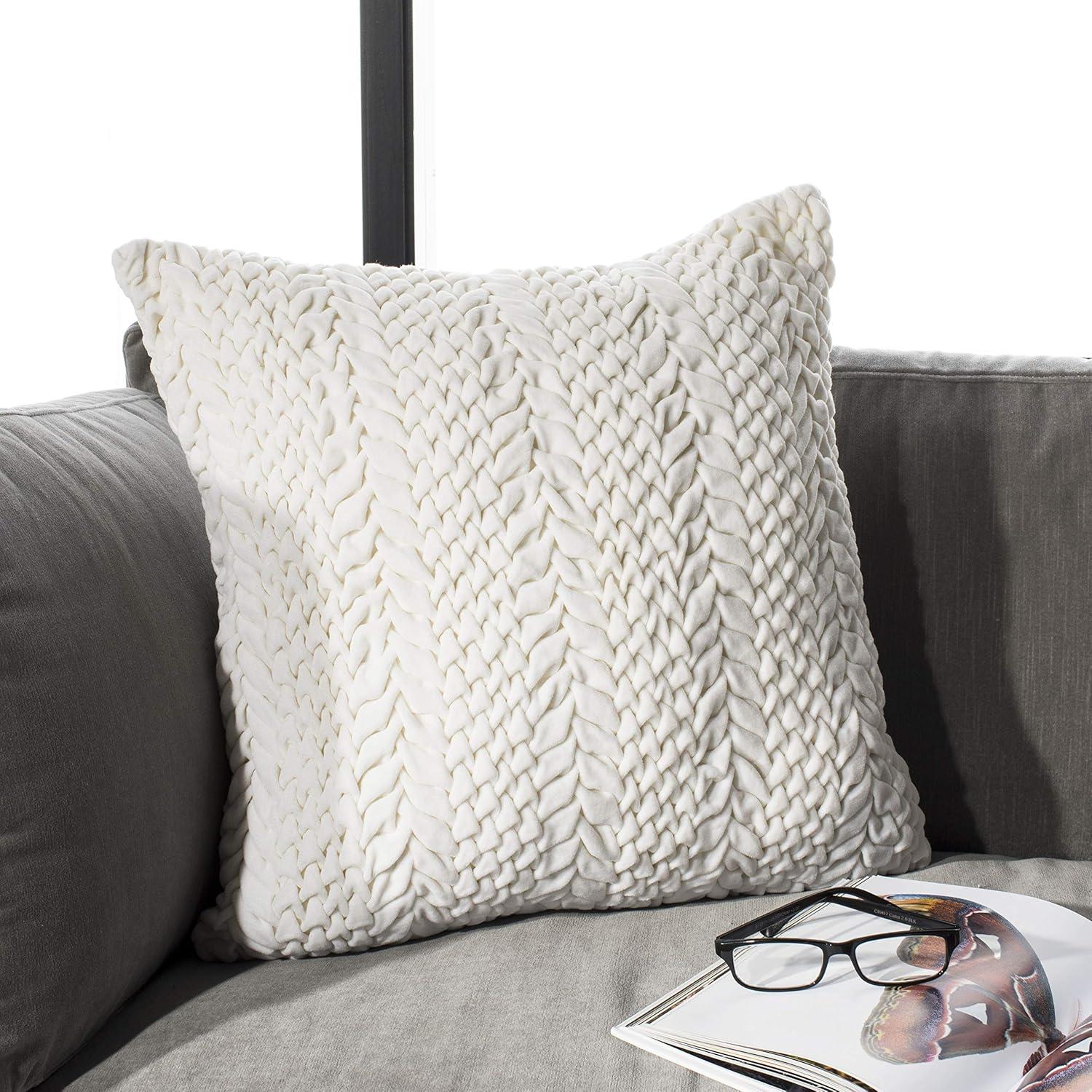 Barlett Pillow - Light Grey - 12"X20" - Safavieh
