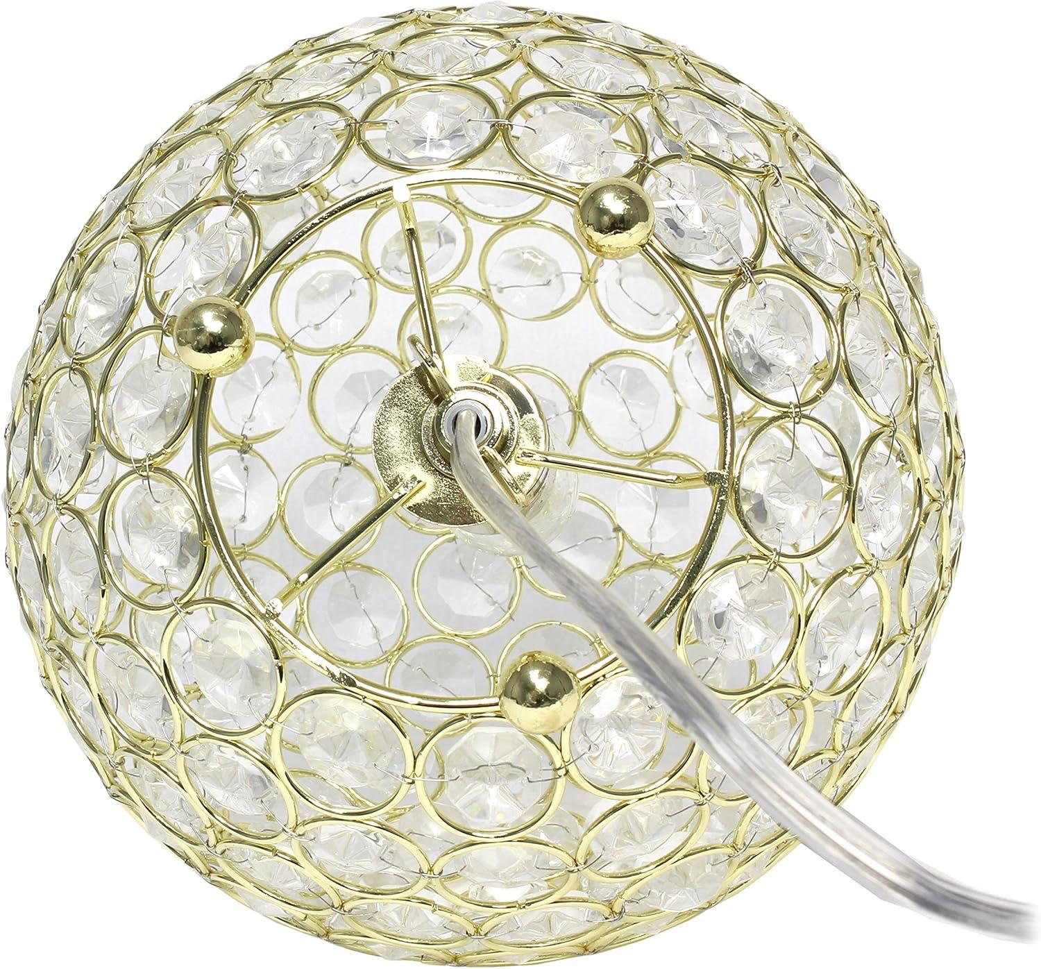 Crystal Ball Sequin Table Lamp - Elegant Design