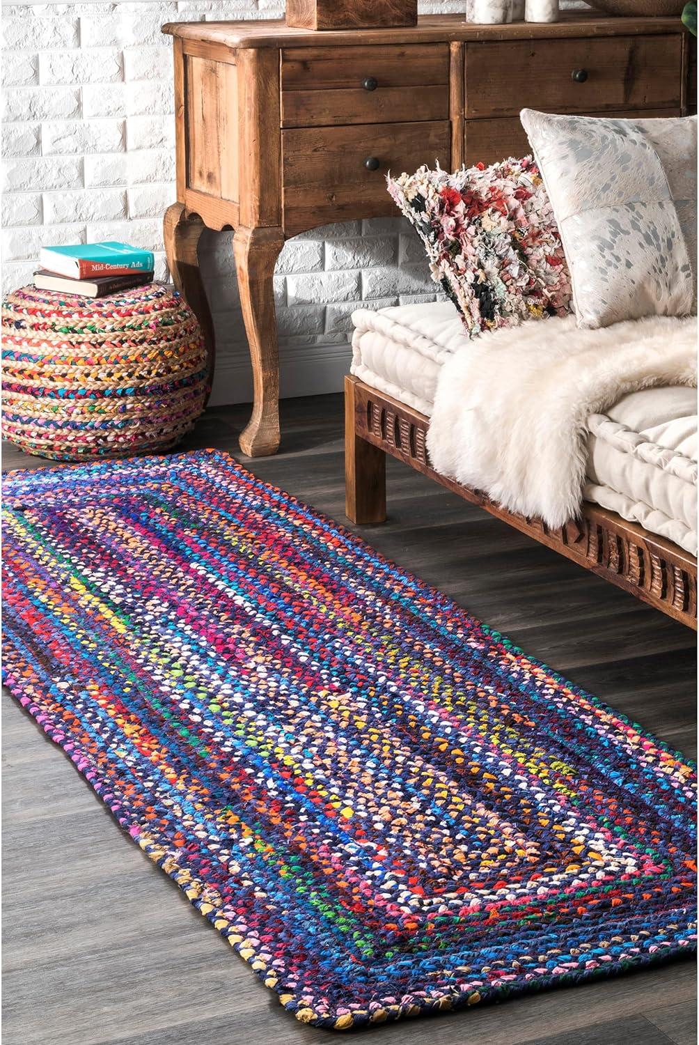 Nuloom Tammara Bohemian Hand Braided Indoor Area Rug