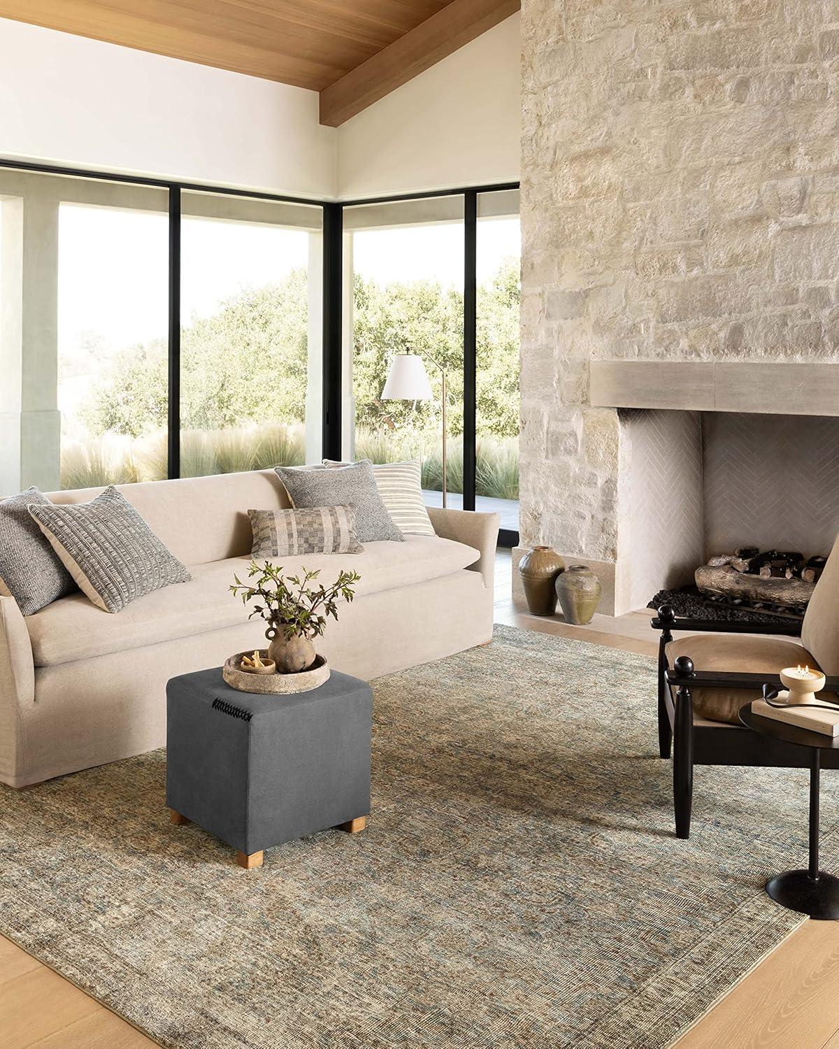 Amber Lewis x Loloi Morgan Sea / Sage Area Rug feat. CloudPile