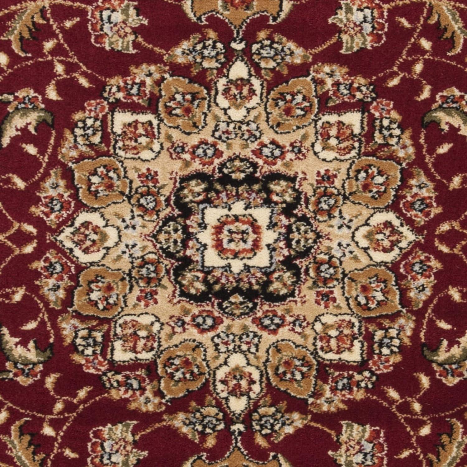Lyndhurst LNH329 Power Loomed Area Rug - Red/Ivory - 8'x11' - Safavieh