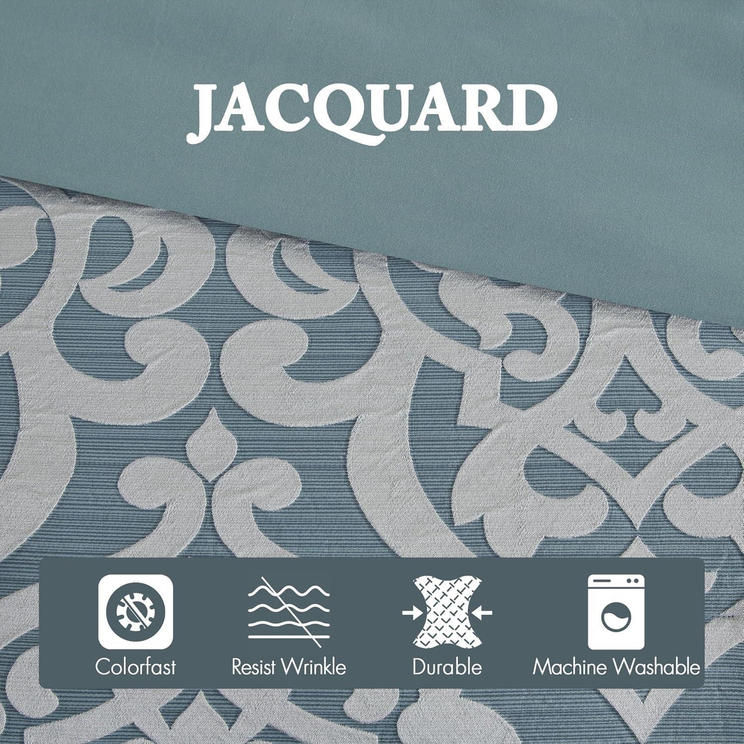 Madison Park Odette Jacquard 8 Piece Comforter Set