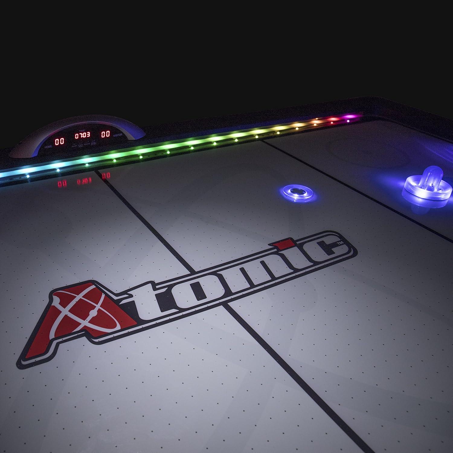 Atomic 7.5' Two Player Air Hockey Table with Digital Scoreboard