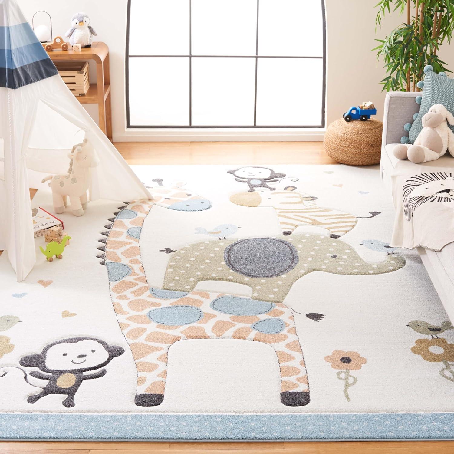 Carousel Kids CRK120 Area Rug  - Safavieh