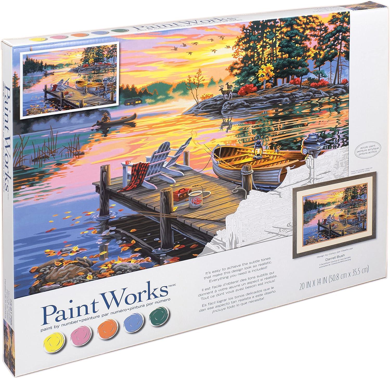 Paintworks® Morning Paradise Paint by Number Kit